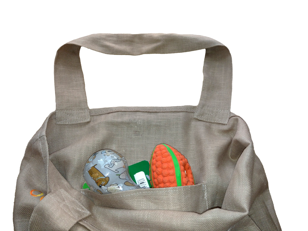 Torba Shopper lniana malowana ręcznie