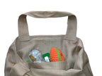 Torba Shopper lniana malowana ręcznie