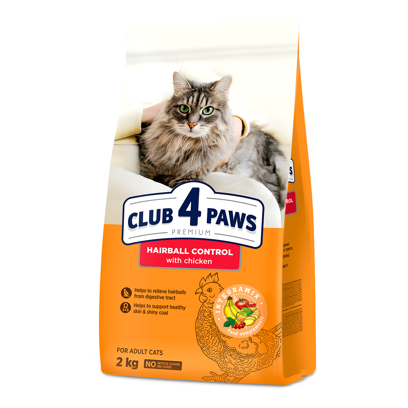 CLUB 4 PAWS dla kotów - Hairball control 2 kg