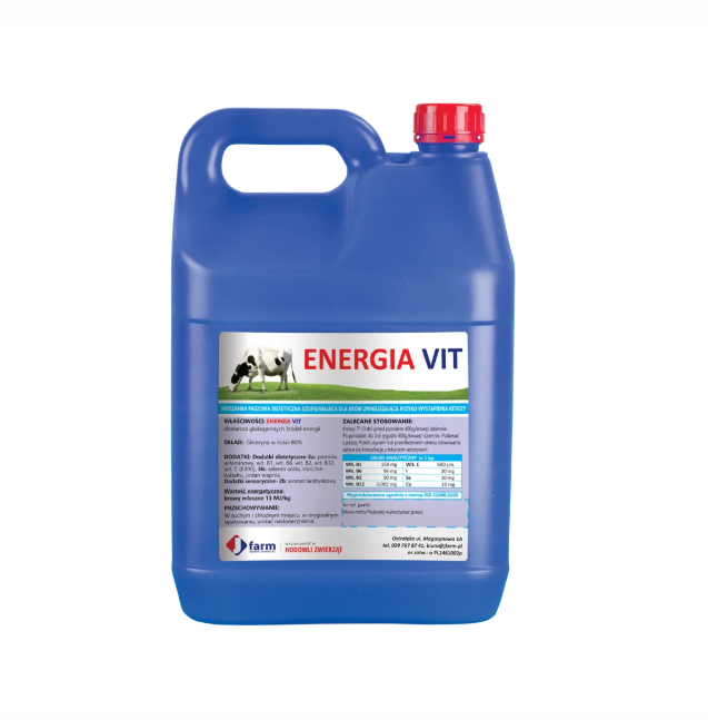 ENERGIA VIT Płynny dodatek energetyczno - witaminowo - mineralny - 5kg