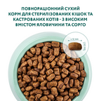 OPTIMEAL SUCHA KARMA DLA STERYLIZOWANYCH KOTÓW - WOŁOWINY I SORGO 0,7 KG